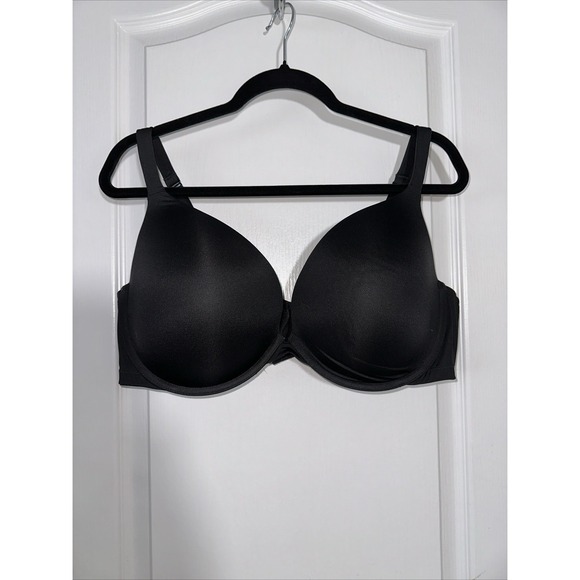 Cacique Other - Cacique Womens Black Stretch Intuition Full Coverage Bra Size 44DD